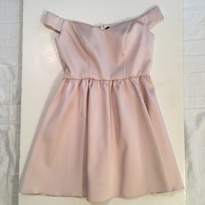 Topshop Petite Satin Dress
